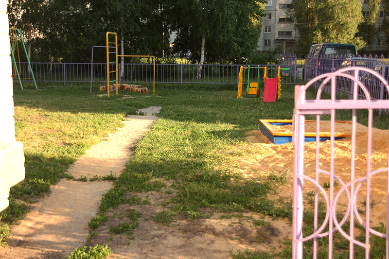 площадка частного детского сада пчелка